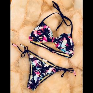 Sexy palm tree string bikini by Banana Moon